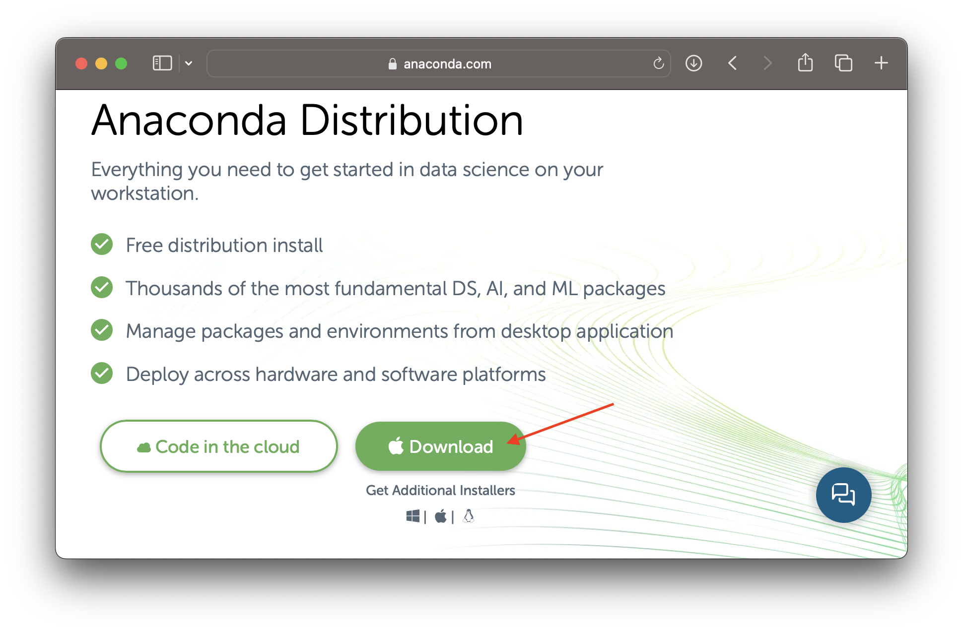 Anaconda Distribution Download Page
